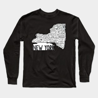 New York State Flag Long Sleeve T-Shirt